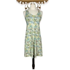 Patagonia Magnolia Spring dress floral print green sleeveless S